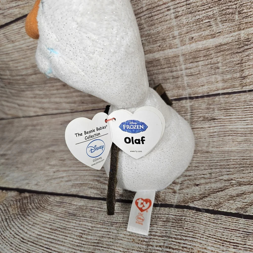 Disney Frozen Olaf TY beanie baby plush
